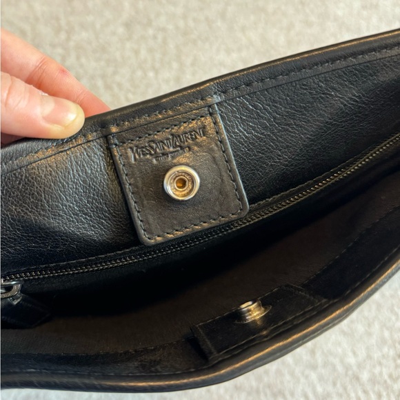 Yves Saint Laurent Mombasa crossbody bag in black - Picture 7 of 9